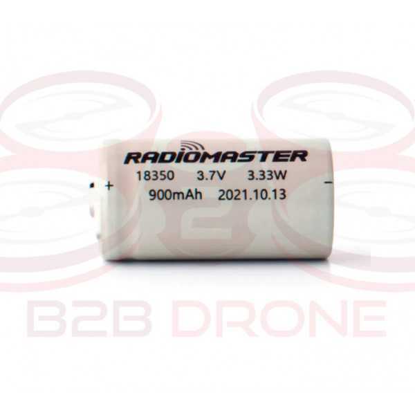 Radiomaster - Batteria 18350 900mAh 3.7V per Radiocomando Zorro