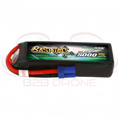 Gens ace Bashing 5000mAh 14.8V 60C 4S1P Lipo Battery Pack - Plug EC5