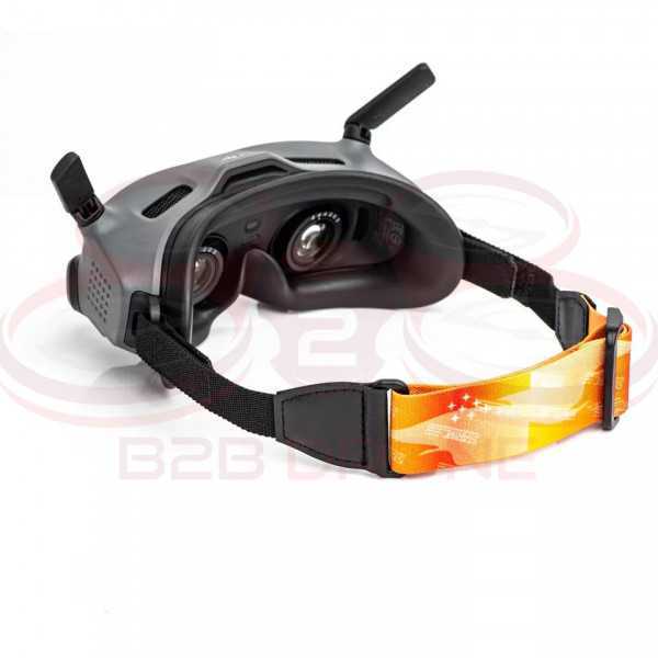 Fascia regolabile per DJI goggles 2 colore arancione - STARTRC