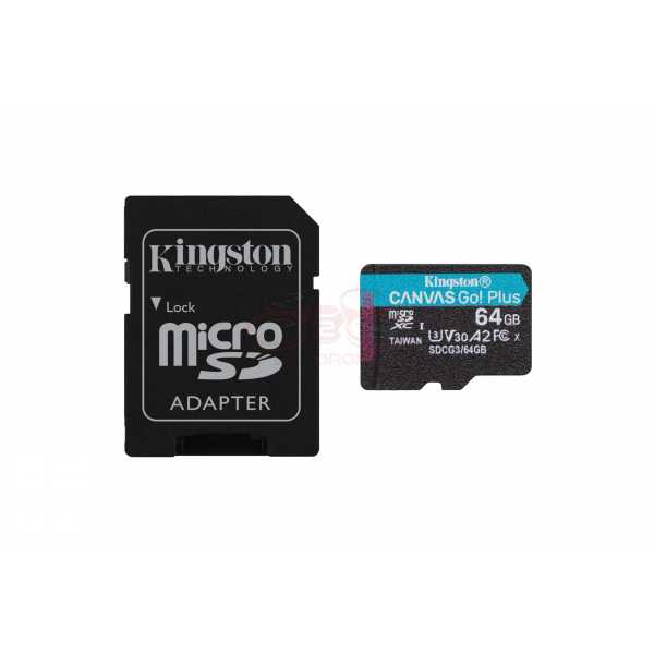 Kingston Canvas Go! Plus - Scheda MicroSD da 64 GB