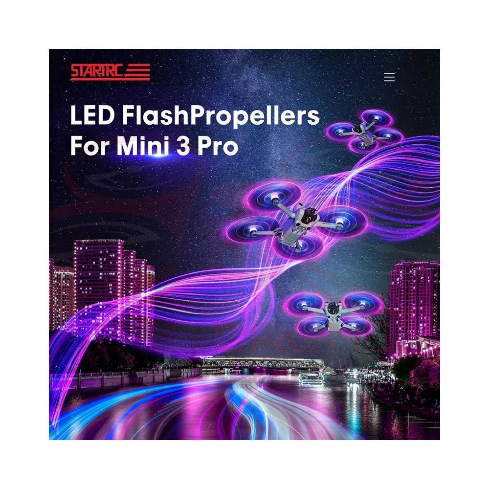 DJI Mini 3 Pro - Eliche Flash a LED ricaricabili - STARTRC