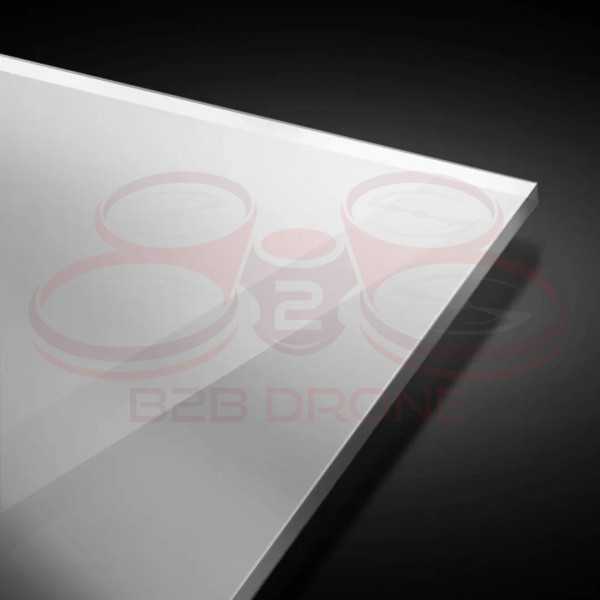 Plexiglass Specchiato Argento 3 mm Estruso - 500x300mm