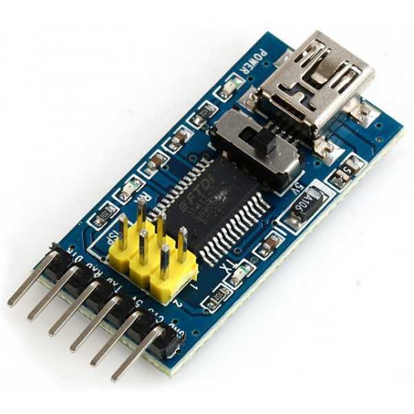 Programmatore FTDI - USB-TTL 3.3-5V - FT232 per Arduino