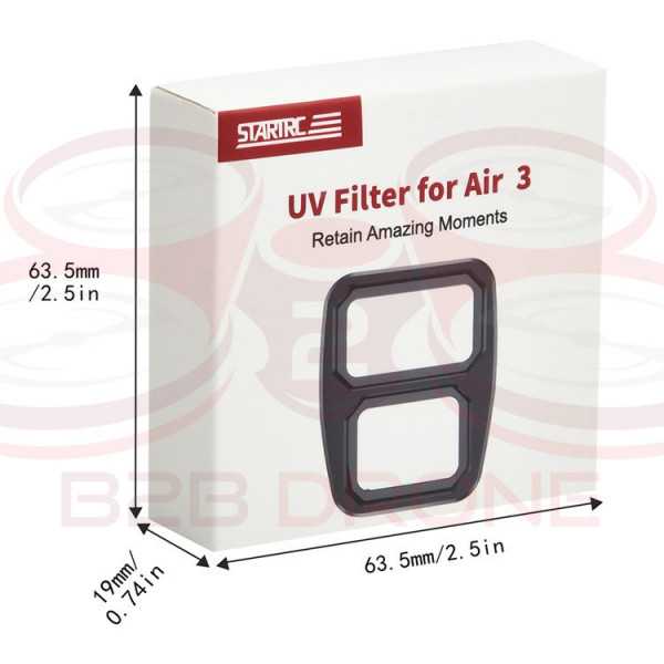 DJI Air 3 - Filtro UV - STARTRC