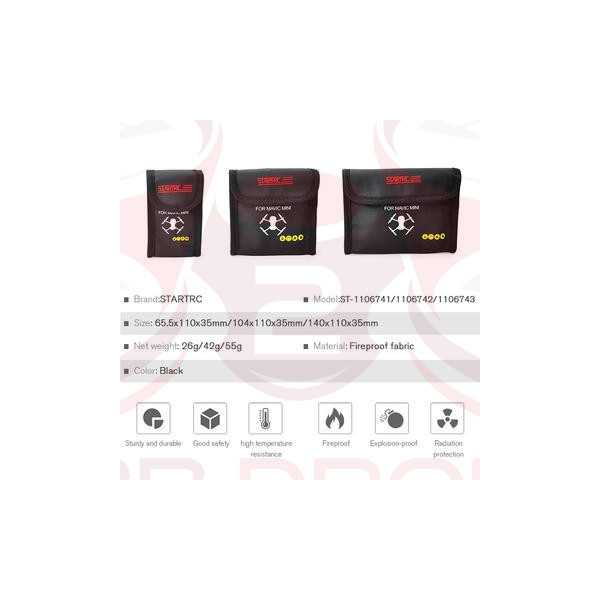 DJI Mini 4 Pro / Mini 3 Pro - Lipo Bag per batterie - STARTRC