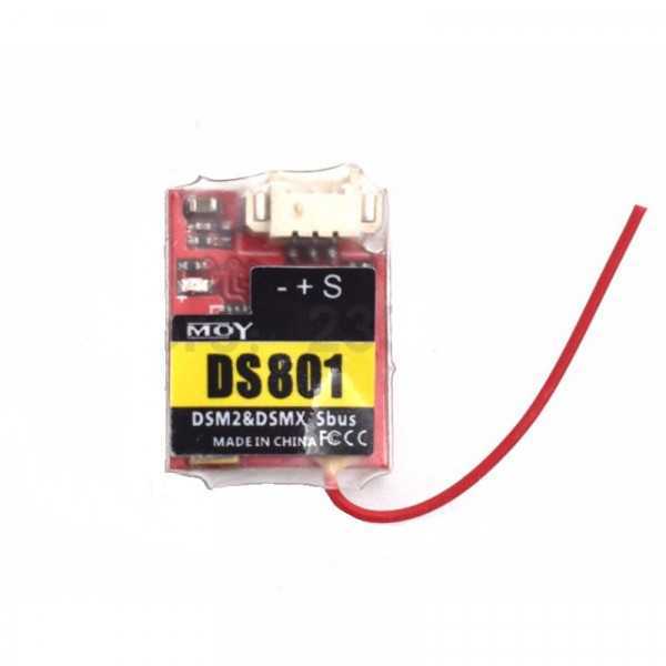 MOY DS801 Mini - Ricevitore 2.4G 8CH DSMX DSM2 Compatibile - SBUS PPM Output