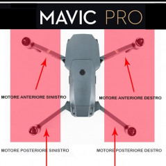 DJI Mavic Pro - Rear Left Frame Cover Landing Gear