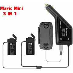 DJI Mavic Mini - Caricabatterie Auto 3 in 1 - STARTRC