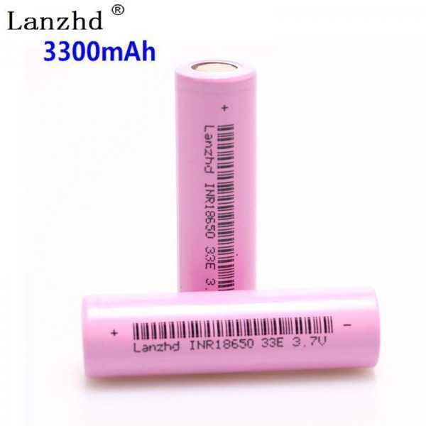 Batteria Lanzhd 18650 - 3300mAh - 3.7 Volt - Li-Ion