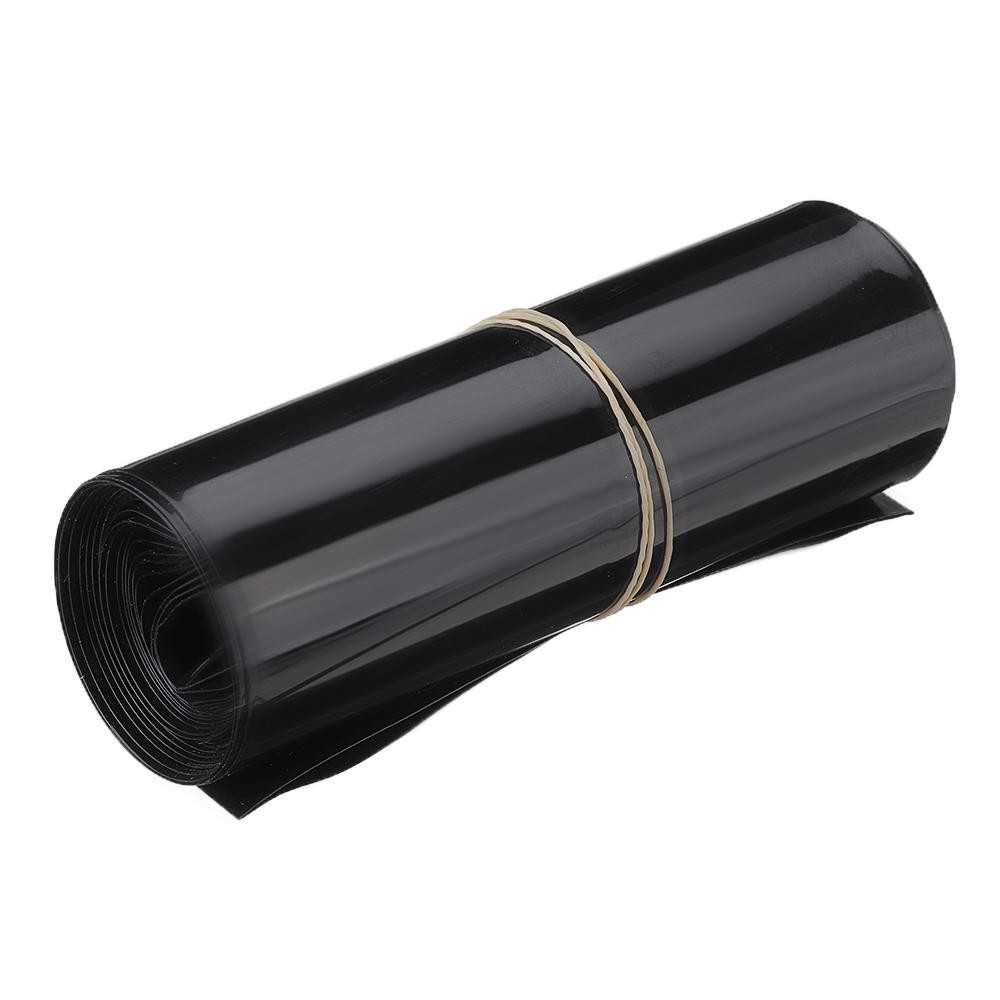 Tubo termorestringente nero in PVC 80 mm per batterie LiPo