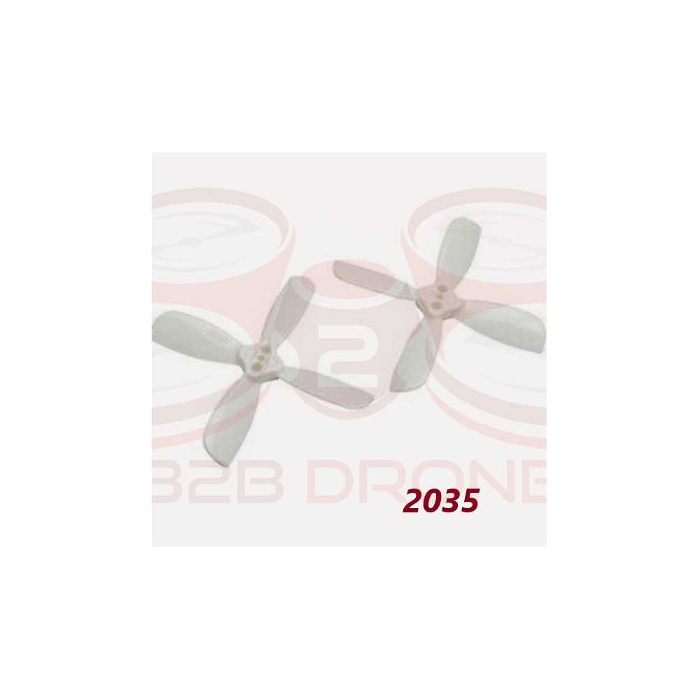 LDARC/KINGKONG - Set Eliche 2035 (2 CW / 2 CCW) Quadripala - Colore Bianco