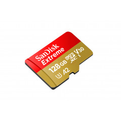 SanDisk Extreme Scheda di Memoria microSDXC da 128 GB V30 A2