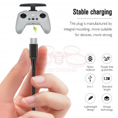 DJI FPV - Charging cable 3in1 - STARTRC