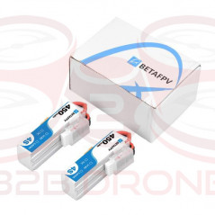 BetaFPV - Kit 2 Batterie 450mAh 4S 75C - XT30