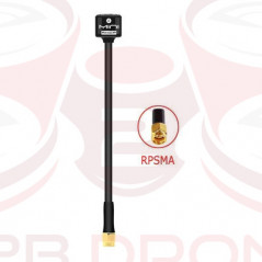 Antenna FPV 5.8G Stelo lungo 148mm / Lollipop 4 RHCP 2.8Dbi - Colore Nero