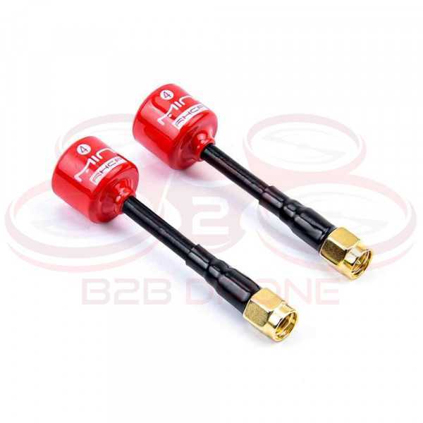 Antenna FPV Lollipop 4 - 5.8G - 2.8DBi RHCP - RP-SMA - Colore Rosso